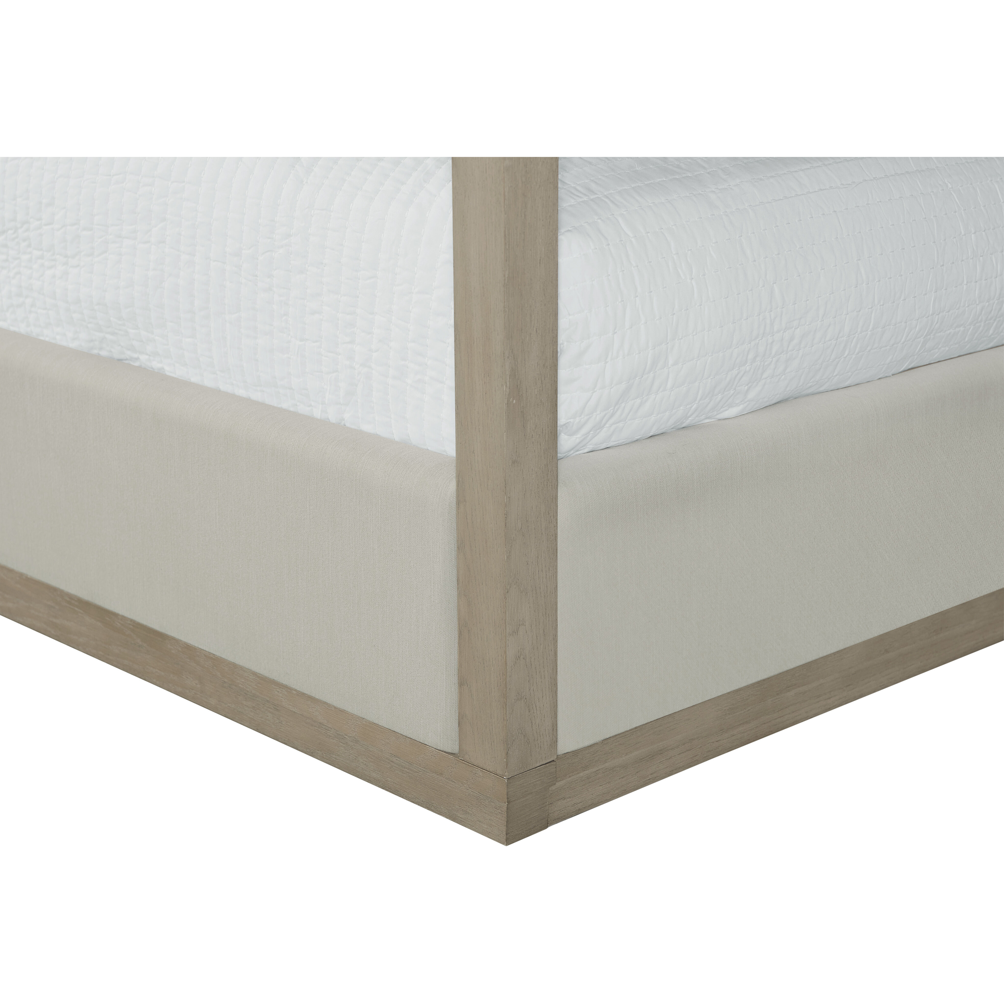 Hoyos Topaz Beige Canopy Bed, King